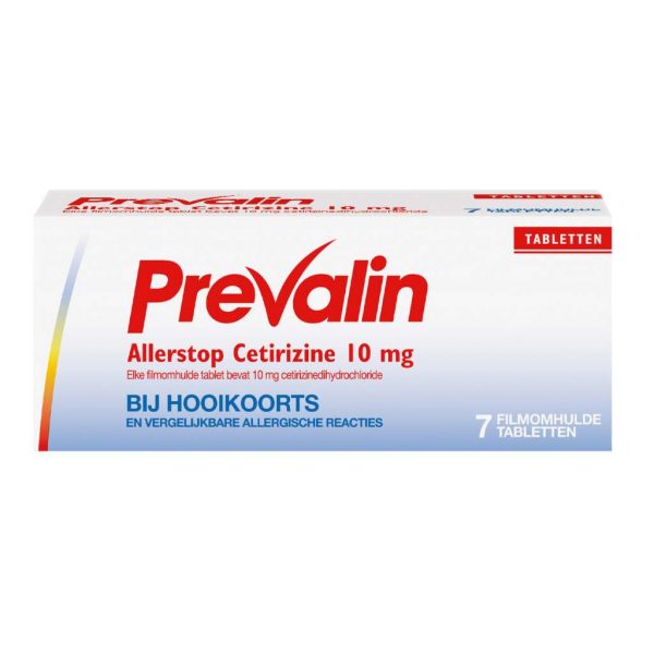 Prevalin Allerstop 10mg Hooikoorts Tabletten