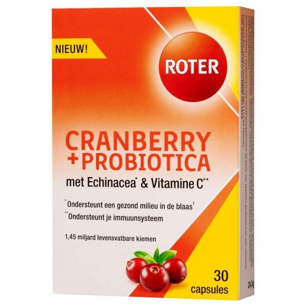 Roter BlaseBerry Cranberry & Probiotica Capsules