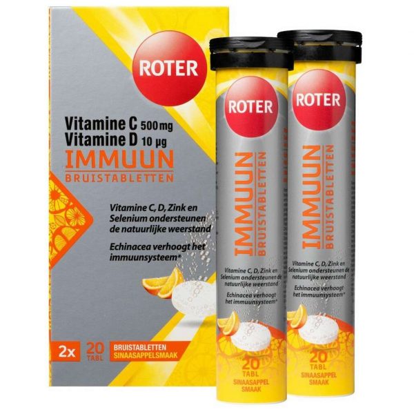 Roter Vitamine C & D Immuun Bruistabletten