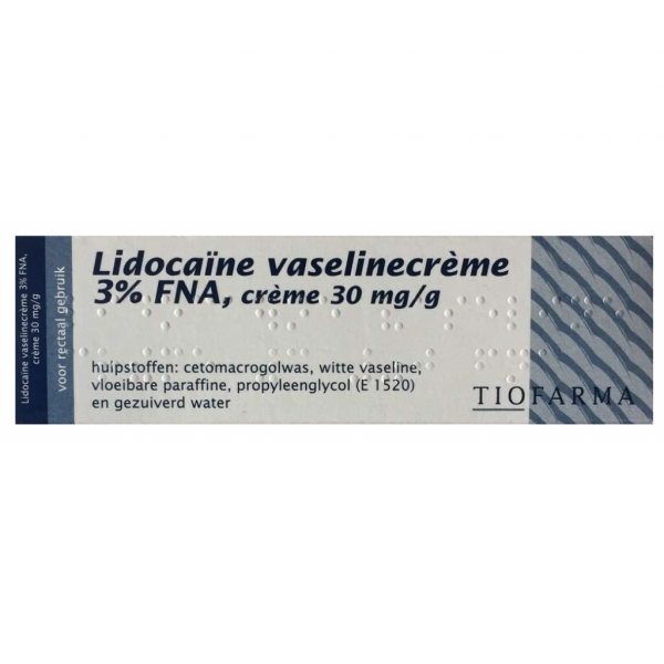 Tiofarma Lidocaïne Vaselinecrème 3% FNA