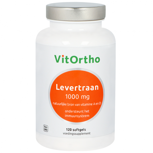 VitOrtho Levertraan 1000 mg Softgels