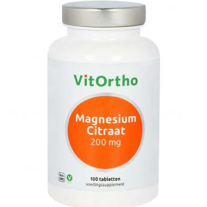 Vitortho Magnesium Citraat Tabletten 200mg