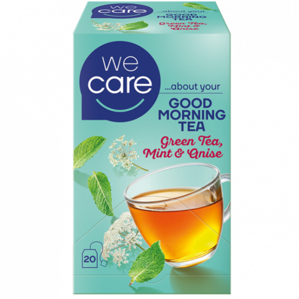 WeCare Good Morning Tea - Groene Thee, Munt & Anijs