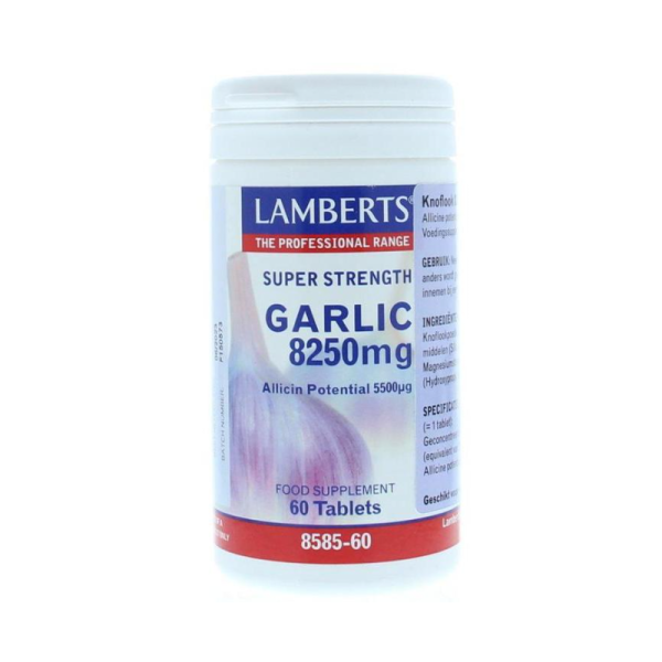 Lamberts Knoflook (garlic) 8250 mg 60tb