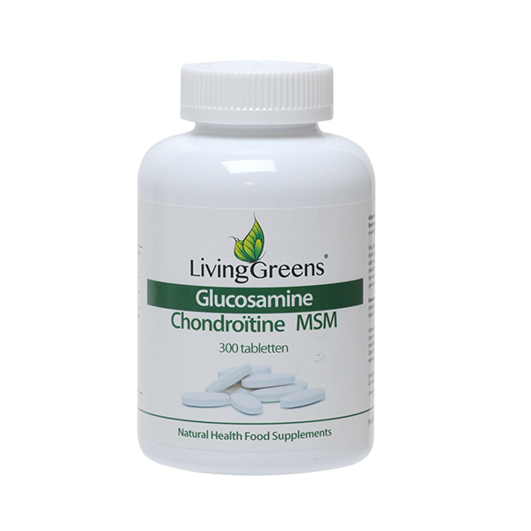 Livinggreens Glucosamine, chondroitine, msm 300tb