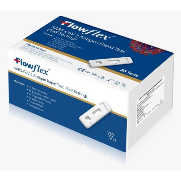 25 Stuks Acon Flowflex Corona Antigen Zelftest Testkit  - Per 25 Stuks Ingepakt - Corona Zelftest - Sneltest Covid19  -