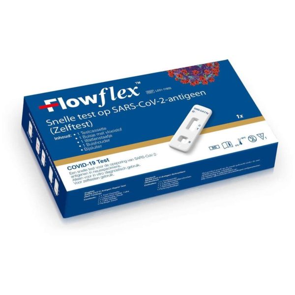 4x Flowflex SARS-CoV-2 Antigen Rapid Test - Covid 19 (Corona) Zelftest / Sneltest (4 stuks)