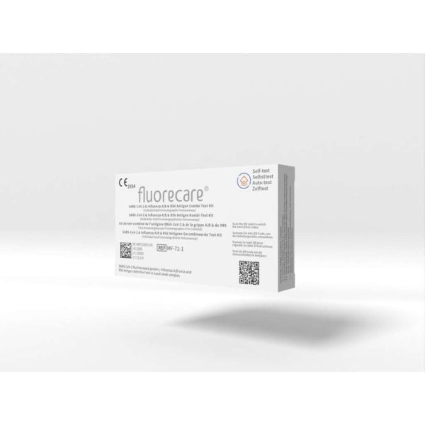 Fluorecare COMBO TEST - SARS Cov-2 - Influenza A/B - RSV Antigen Test Kit - 1 set