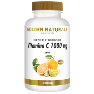 Golden Naturals Vitamine C 1000mg Puur Capsules