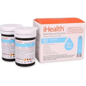 iHealth bloedsuikerteststrips (2 x 25 stuks)