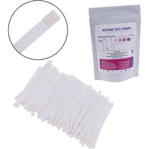 Ketonentest (100 strips) - Vetverbranding Ketose Teststrips - Urine Analyse - Keto Dieet - Afvallen - URS-1K - FDA Keurmerk