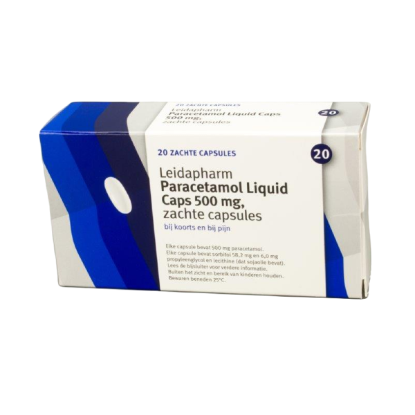 Leidapharm Paracetamol 500 mg Liquid Caps