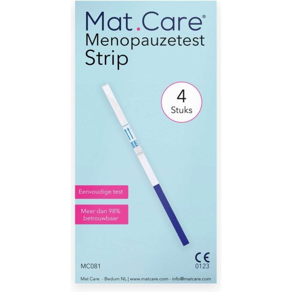 Mat Care Menopauzetest Strip - vruchtbaarheidstest vrouw - 4 stuks