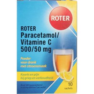 Roter Paracetamol Vitamine C 500mg Poeder