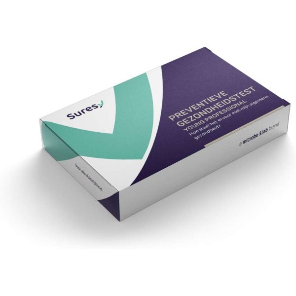 Suresy - Preventieve Gezondheidstest - Young professional - vitamine D, vitamine B12, cortisol en TSH (Schildklierfunctie) - Laboratoriumtest